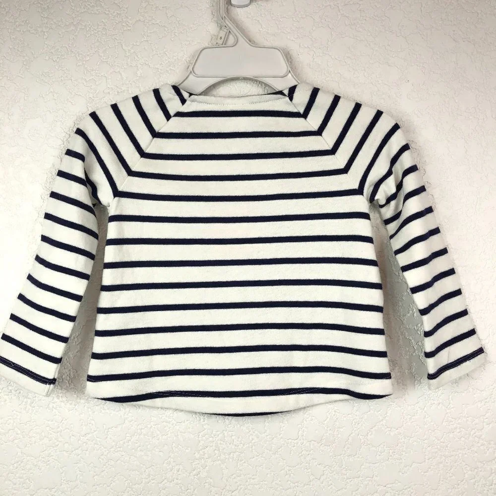 Gymboree Blue And White With Flowers Top NEW Size 4T
